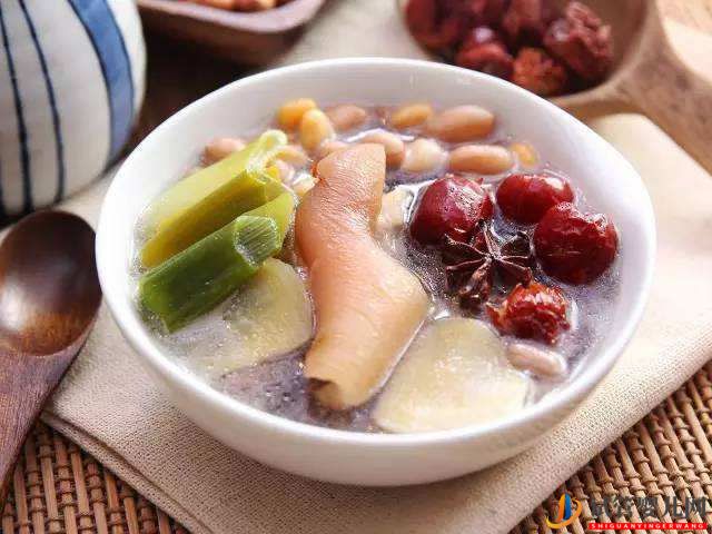 大棗豬皮腳筋湯 備孕食譜:湯類(圖6)