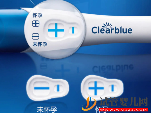 clearblue驗孕棒兩個框一橫一豎結果圖解，不是炸胡就是懷孕(圖2)