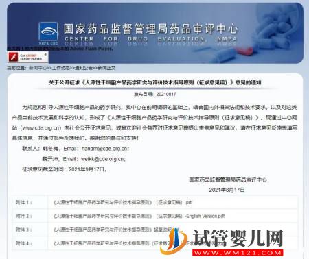 我國(guó)干細(xì)胞臨床研究和轉(zhuǎn)化應(yīng)用加速發(fā)展，CDE又有重磅發(fā)布(圖1)